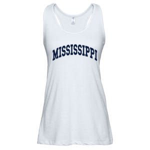 Mississippi Throwback Design Classic Ladies Essential Flowy Tank