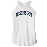 Mississippi Throwback Design Classic Women's Perfect Tri Rocker Tank