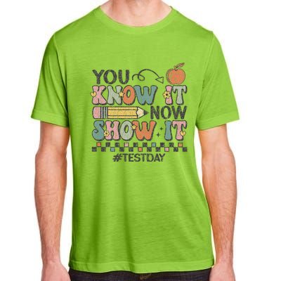 Motivation Test Day Testing Teachers Adult ChromaSoft Performance T-Shirt