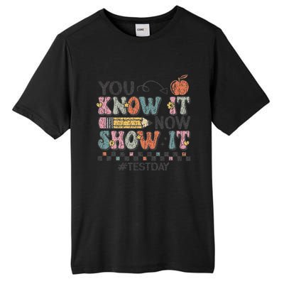 Motivation Test Day Testing Teachers Tall Fusion ChromaSoft Performance T-Shirt