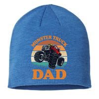 Monster Truck Dad Gift Retro Vintage Monster Truck Gift Sustainable Beanie