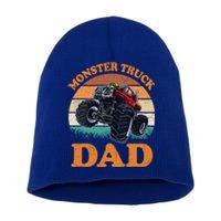 Monster Truck Dad Gift Retro Vintage Monster Truck Gift Short Acrylic Beanie