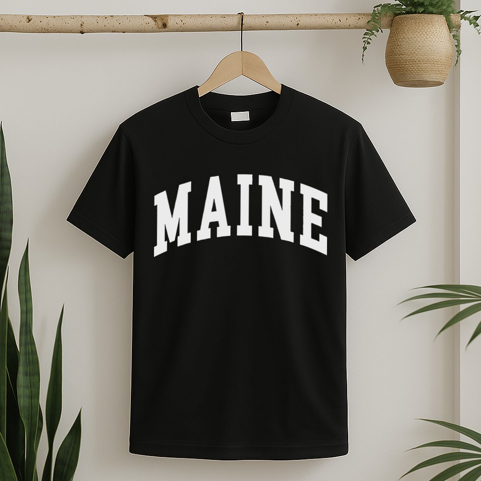 Maine Throwback Design Classic T-Shirt