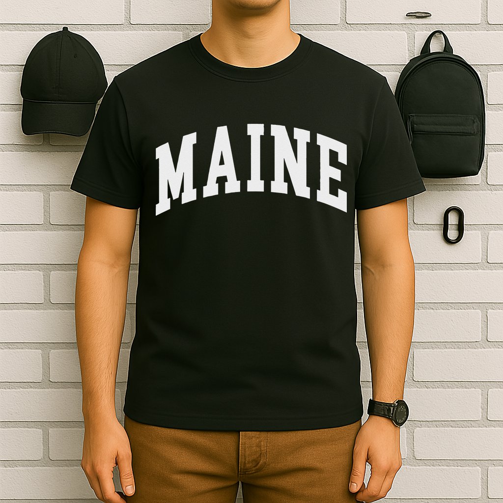 Maine Throwback Design Classic T-Shirt