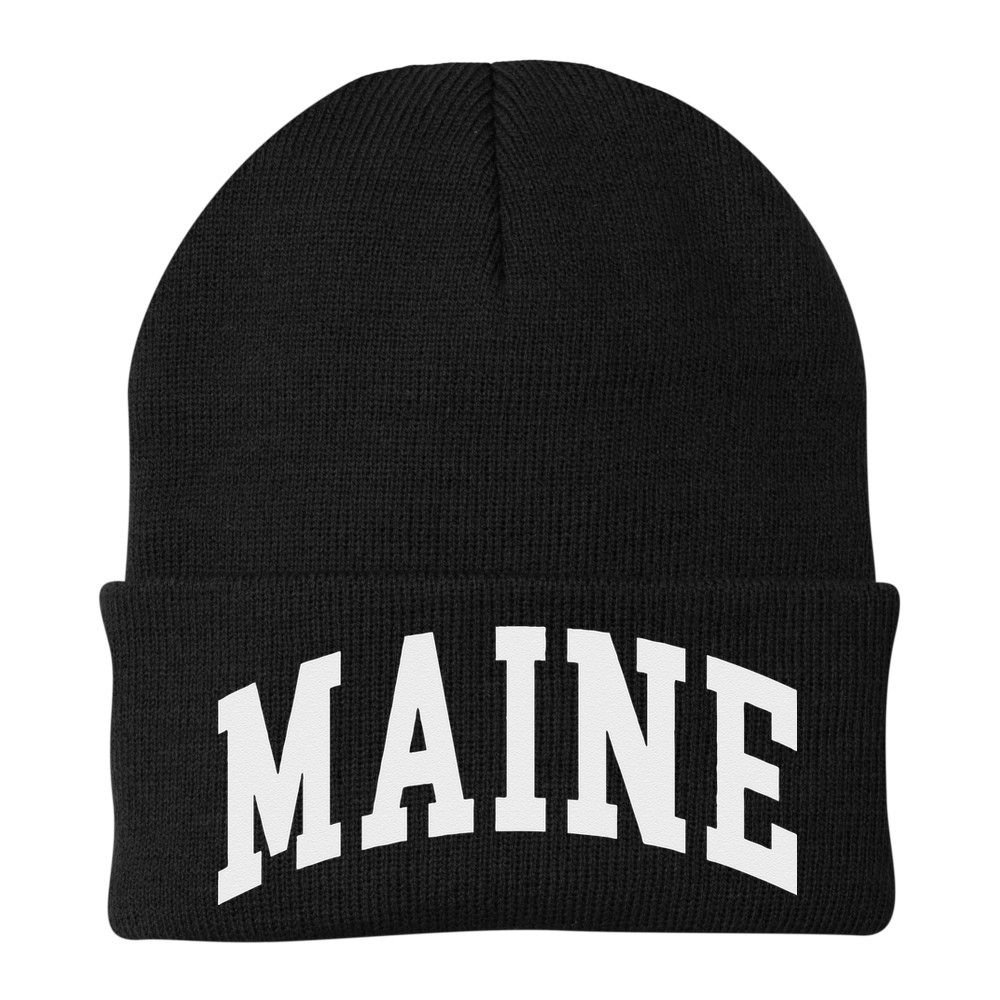 Maine Throwback Design Classic Beanie