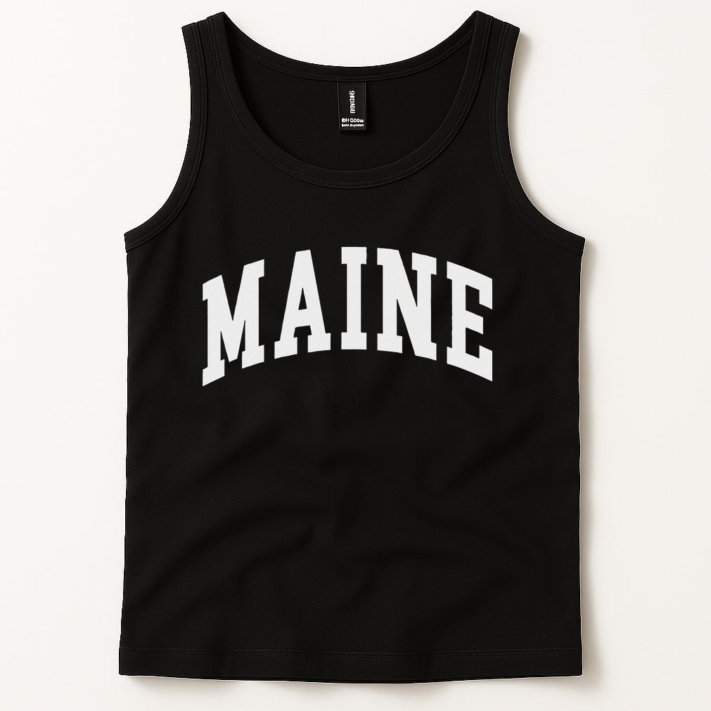 Maine Throwback Design Classic Tank Top