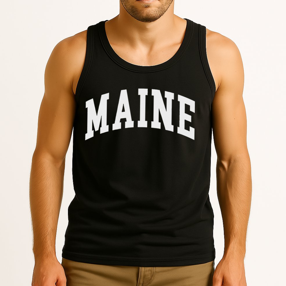 Maine Throwback Design Classic Tank Top