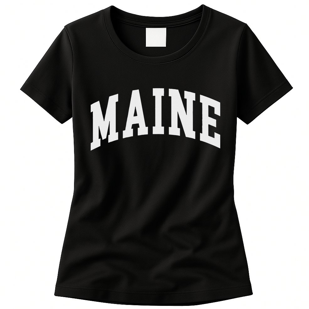Maine Throwback Design Classic Womens T-Shirt