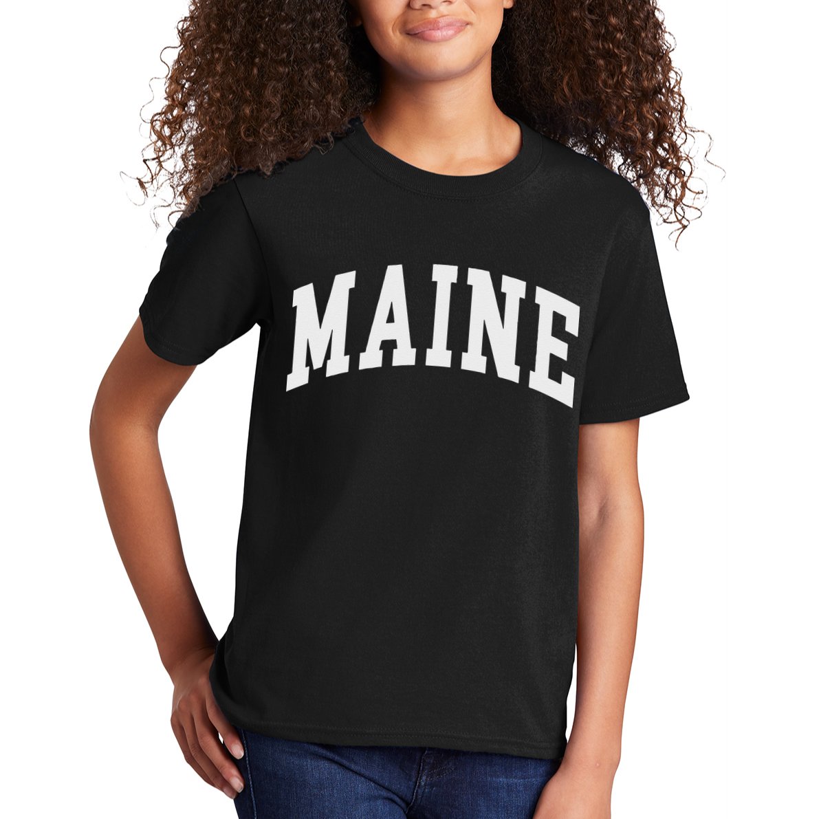 Maine Throwback Design Classic Kids T-Shirt