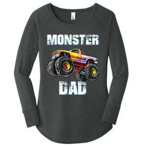 Monster Truck Dad Women's Perfect Tri Tunic Long Sleeve Shirt