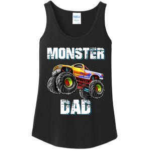 Monster Truck Dad Ladies Essential Tank