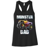 Monster Truck Dad Women's Racerback Tank