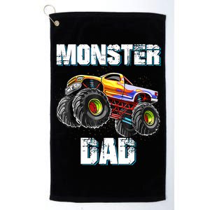 Monster Truck Dad Platinum Collection Golf Towel