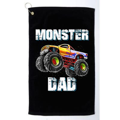 Monster Truck Dad Platinum Collection Golf Towel