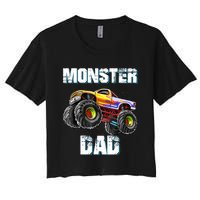 Monster Truck Dad Women's Crop Top Tee