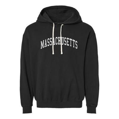 Massachusetts Throwback Design Classic Garment-Dyed Fleece Hoodie