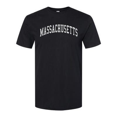 Massachusetts Throwback Design Classic Softstyle CVC T-Shirt