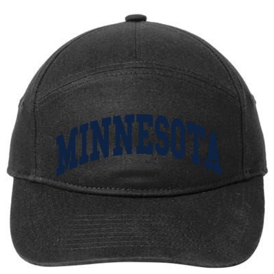 Minnesota Throwback Design Classic 7-Panel Snapback Hat