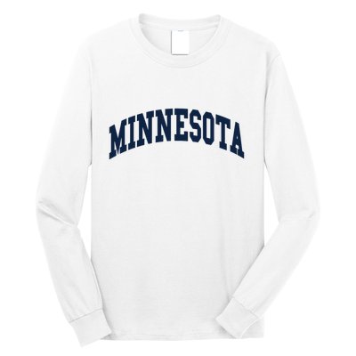 Minnesota Throwback Design Classic Long Sleeve Shirt
