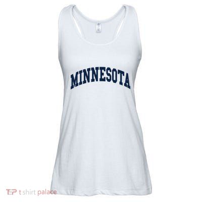 Minnesota Throwback Design Classic Ladies Essential Flowy Tank