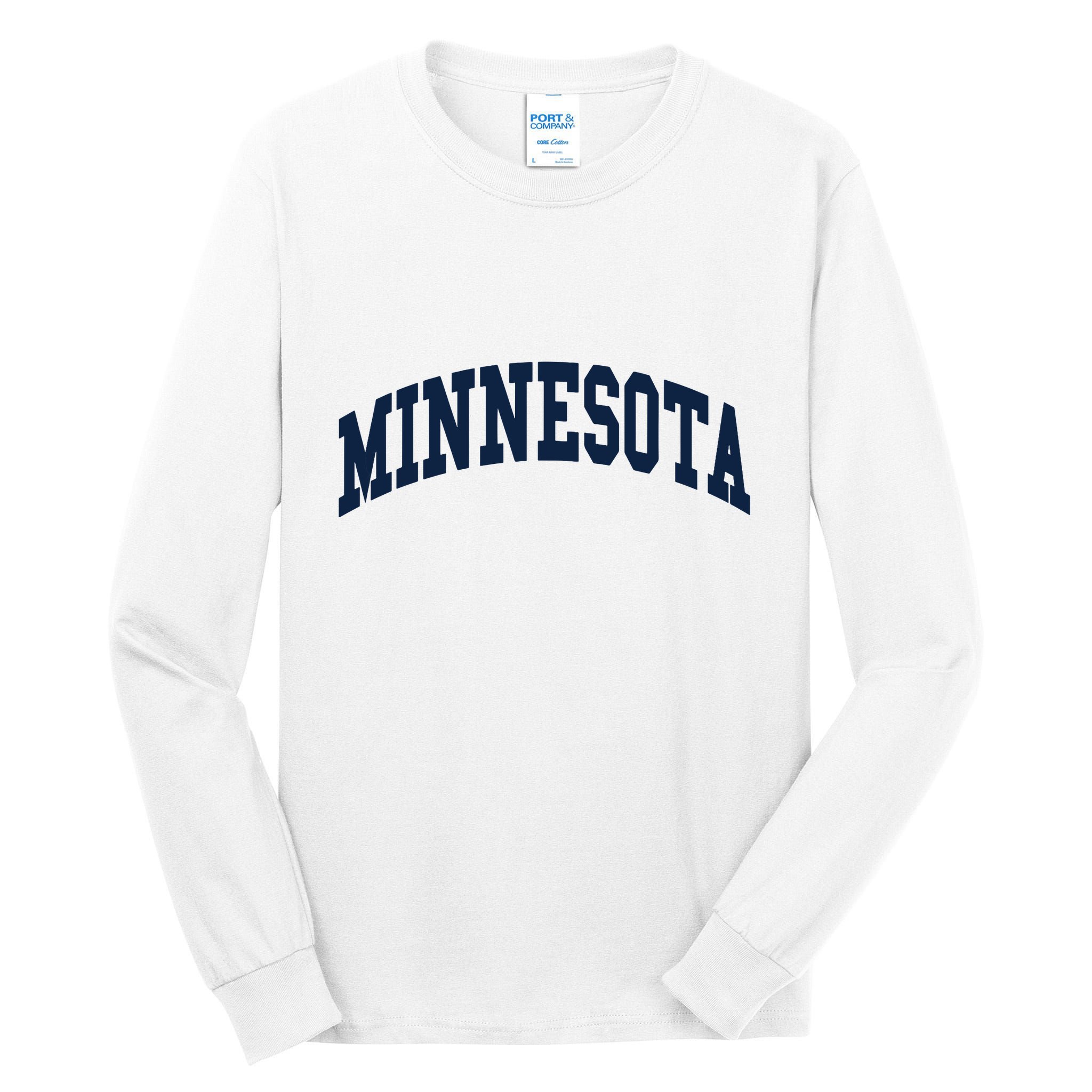 Minnesota Throwback Design Classic Tall Long Sleeve T-Shirt