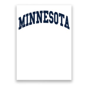 Minnesota Throwback Design Classic Poster