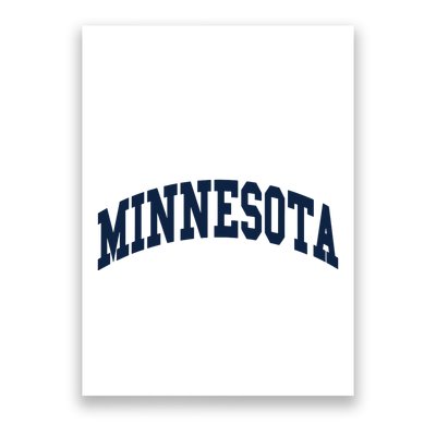 Minnesota Throwback Design Classic Poster