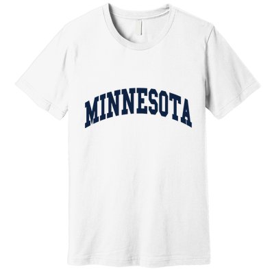 Minnesota Throwback Design Classic Premium T-Shirt