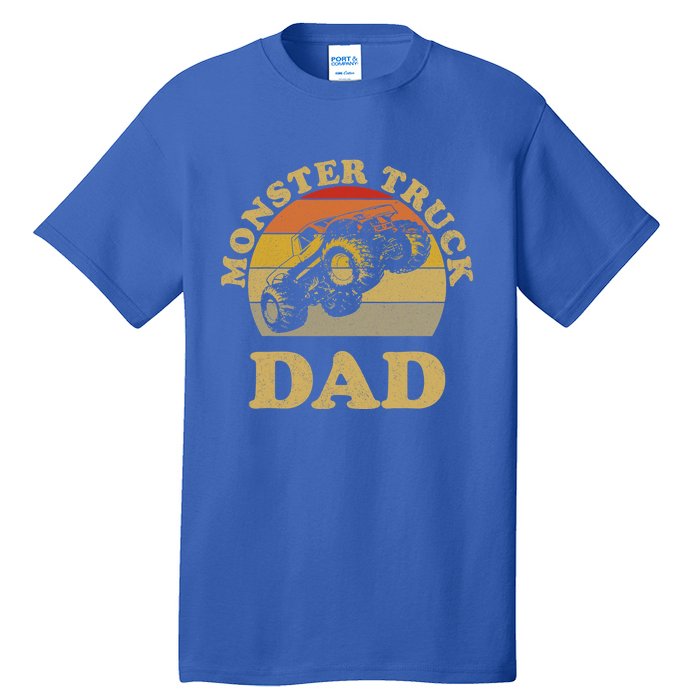 Monster Truck Dad Gift Retro Vintage Monster Truck Meaningful Gift Tall T-Shirt