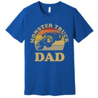 Monster Truck Dad Gift Retro Vintage Monster Truck Meaningful Gift Premium T-Shirt