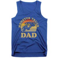 Monster Truck Dad Gift Retro Vintage Monster Truck Meaningful Gift Tank Top