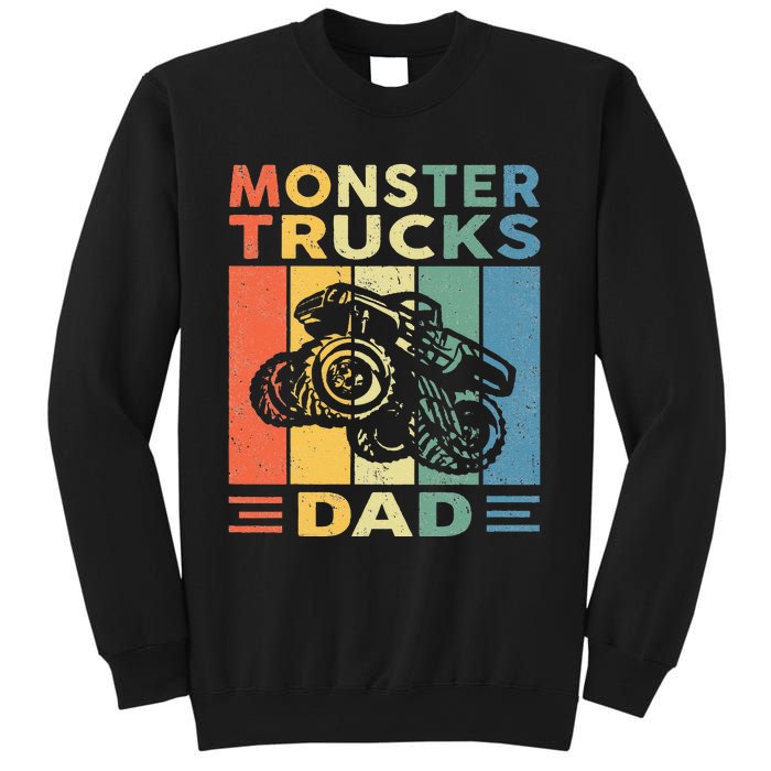 Monster Truck Dad Retro Vintage Monster Truck Sweatshirt