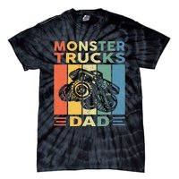 Monster Truck Dad Retro Vintage Monster Truck Tie-Dye T-Shirt