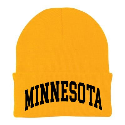 Minnesota Throwback Design Classic Knit Cap Winter Beanie