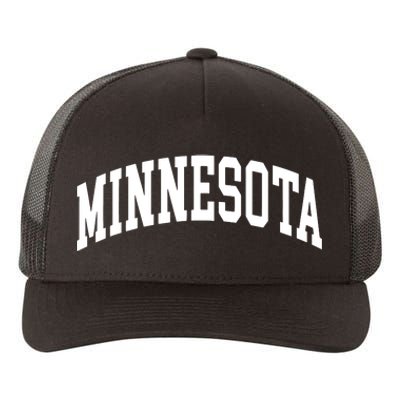 Minnesota Throwback Design Classic Yupoong Adult 5-Panel Trucker Hat