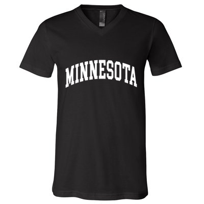 Minnesota Throwback Design Classic V-Neck T-Shirt