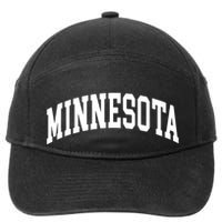 Minnesota Throwback Design Classic 7-Panel Snapback Hat