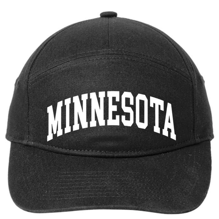 Minnesota Throwback Design Classic 7-Panel Snapback Hat