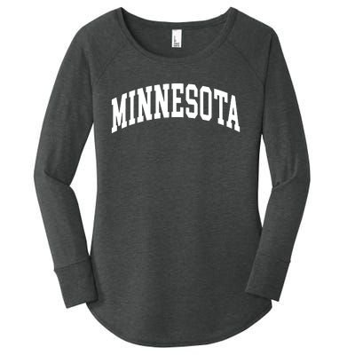 Minnesota Throwback Design Classic Women's Perfect Tri Tunic Long Sleeve Shirt