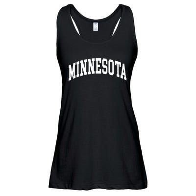 Minnesota Throwback Design Classic Ladies Essential Flowy Tank