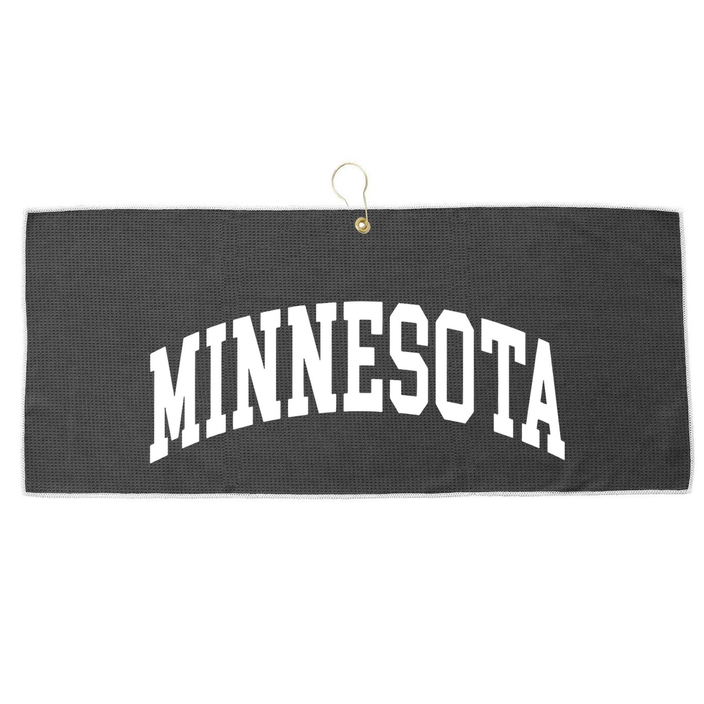 Minnesota Throwback Design Classic Large Microfiber Waffle Golf Towel