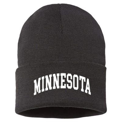 Minnesota Throwback Design Classic Sustainable Knit Beanie