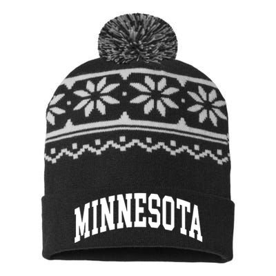 Minnesota Throwback Design Classic USA-Made Snowflake Beanie