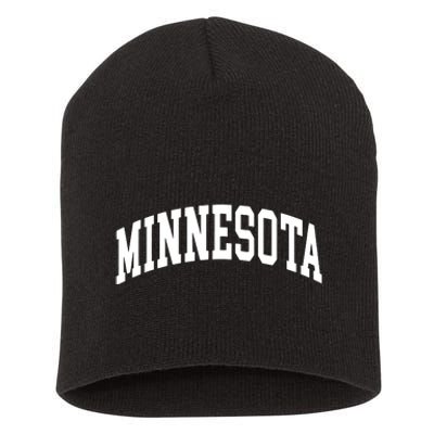 Minnesota Throwback Design Classic Short Acrylic Beanie