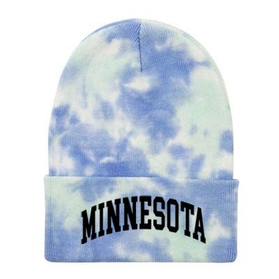 Minnesota Throwback Design Classic Tie Dye 12in Knit Beanie