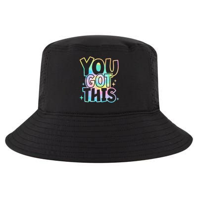 Motivational Testing Day Teacher You Got This Rock The Test (1) Cool Comfort Performance Bucket Hat