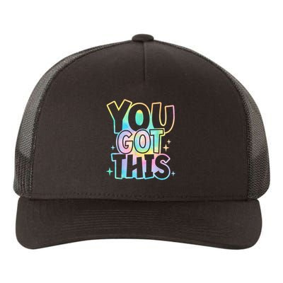 Motivational Testing Day Teacher You Got This Rock The Test (1) Yupoong Adult 5-Panel Trucker Hat