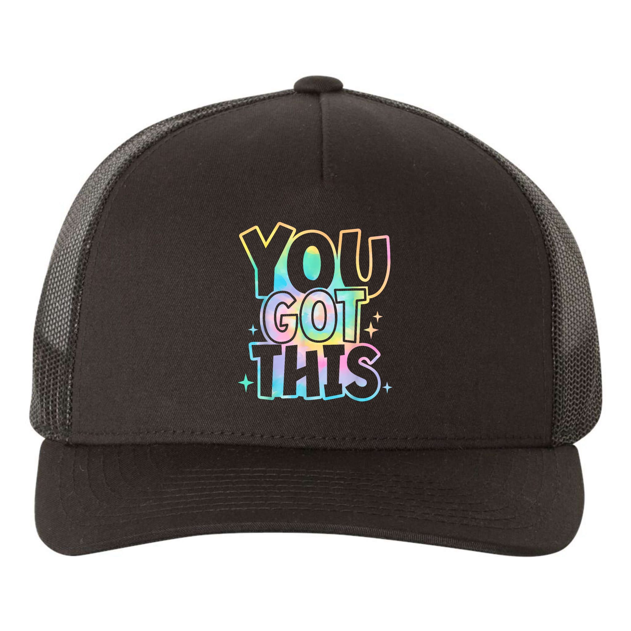 Motivational Testing Day Teacher You Got This Rock The Test (1) Yupoong Adult 5-Panel Trucker Hat