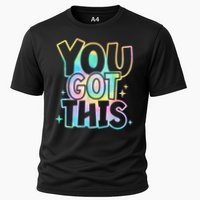 Motivational Testing Day Teacher You Got This Rock The Test (1) Cooling Performance Crew T-Shirt