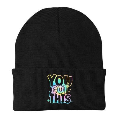 Motivational Testing Day Teacher You Got This Rock The Test (1) Beanie